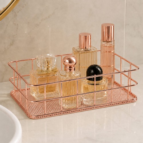 Metalowy organizer koszyk rose gold Nr 1 2.jpg