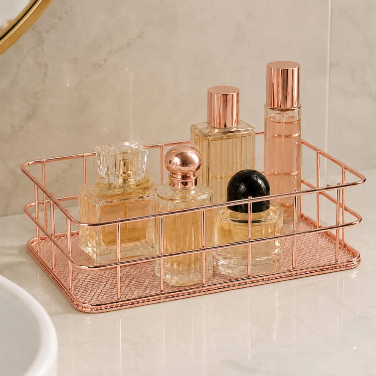 Metalowy organizer koszyk rose gold Nr 1 2.jpg