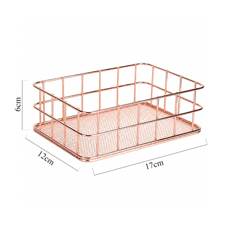 Metalowy organizer koszyk rose gold Nr 1 4.jpg