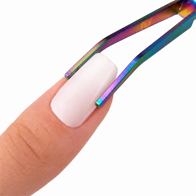 Profesjonalna zaciskarka do tunelu paznokci MollyNails tęczowa 4.jpg
