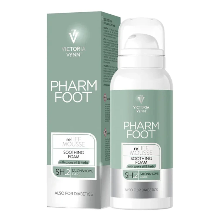 Kojąca pianka z oliwą ozonowaną i ziołami Victoria Vynn Pharm Foot reLIEF MOUSSE 105ml (1).jpg