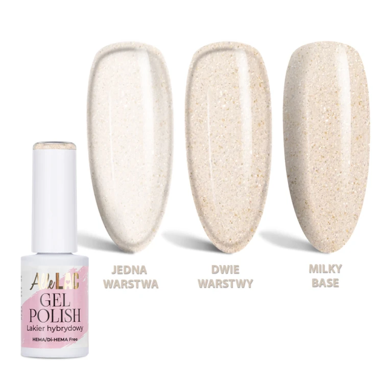 Lakier LED UV Gel Polish Whites W10 Sand Glitter Allelac HEMA Di-HEMA Free 6g 1.jpg