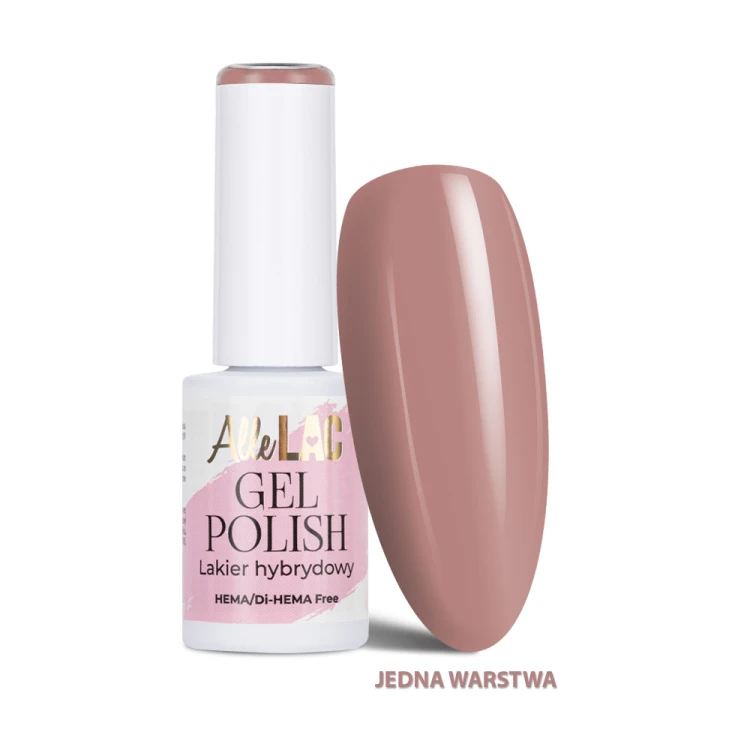 Lakier LED UV Gel Polish Browns B13 Caramel Nude Allelac HEMA Di-HEMA Free 6g 1.jpg
