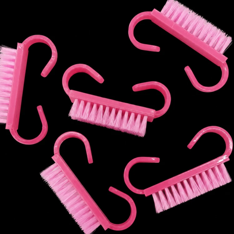 Szczoteczka do manicure i pyłu mała różowa 50szt 3.jpg