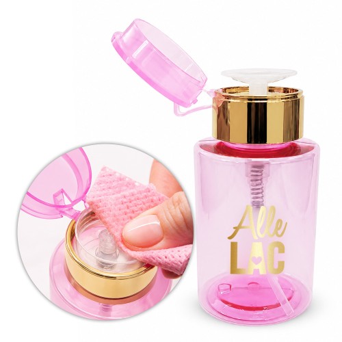DOZOWNIKI Z POMPKĄ NA PŁYNY ALLELAC RÓŻOWY 200ml 1.jpg