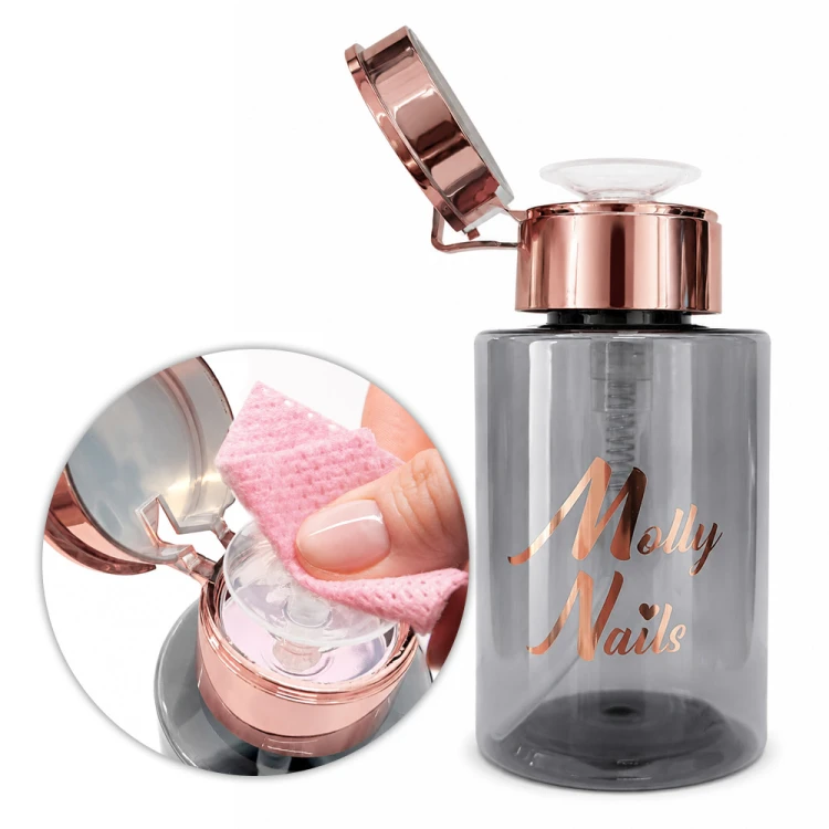 DOZOWNIK Z POMPKĄ NA PŁYNY MOLLY NAILS CZARNY 200ml 1.jpg