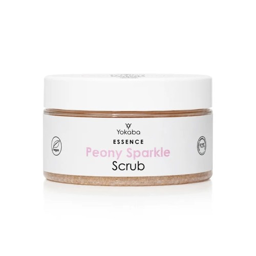 Peeling z rozświetlającymi drobinkami Peony Sparkle Scrub Yokaba 1.jpg