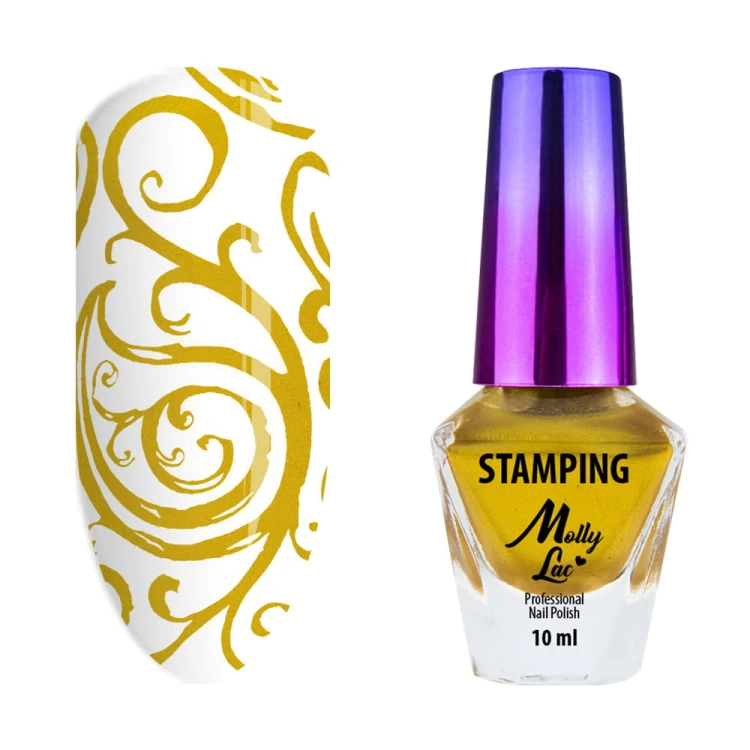 Lakier do stempli i stampingu MollyLac 10 ml Złoty Nr 4 (1).jpg