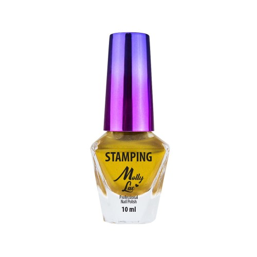 Lakier do stempli i stampingu MollyLac 10 ml Złoty Nr 4 (2).jpg