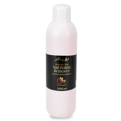 Zmywacz bezacetonowy MollyLac truskawka 1000 ml 1.jpg