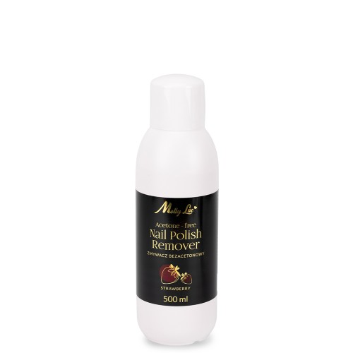 Zmywacz bezacetonowy MollyLac truskawka 500 ml 1.jpg