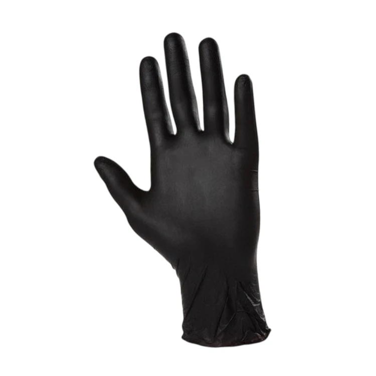 Rękawiczki nitrylowe bezpudrowe Master Glove PF Standard Rozmiar M czarne 100 szt 2.jpg