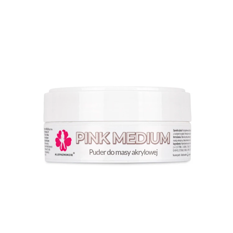 Puder akrylowy do paznokci Allepaznokcie Pink Medium Acrylic Powder 30g Nr 4 (1).jpg