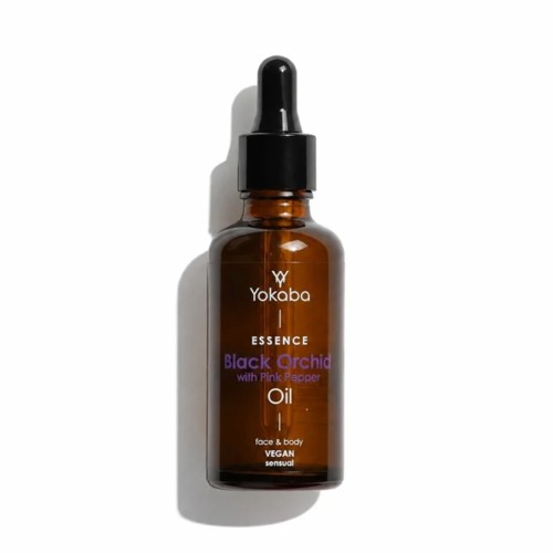 Olejek do twarzy i ciała Yokaba Black Orchid Oil face & body vegan sensual Essence 50 ml 1.jpg