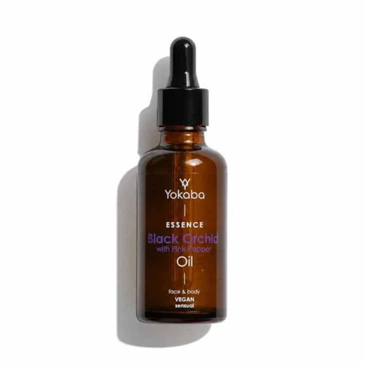 Olejek do twarzy i ciała Yokaba Black Orchid Oil face & body vegan sensual Essence 50 ml 1.jpg