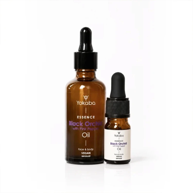 Olejek do twarzy i ciała Yokaba Black Orchid Oil face & body vegan sensual Essence 50 ml 4.jpg