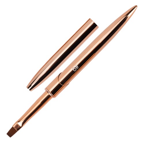 Pędzelek do żelu kwadratowy rose gold Nr 6 (1).jpg