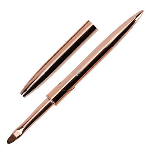 Pędzelek do żelu owalny rose gold  Nr 6 (1).jpg