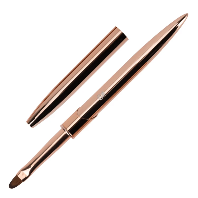 Pędzelek do żelu owalny rose gold  Nr 6 (1).jpg