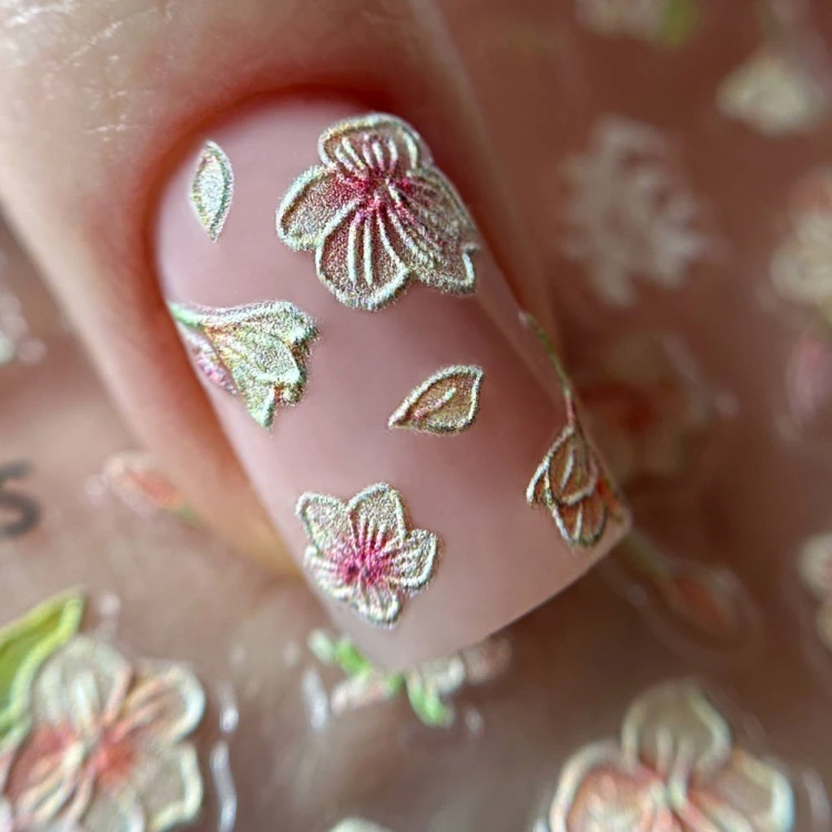 Naklejki do paznokci 5D samoprzylepne kwiaty SD-1513 MollyNails 4.jpg