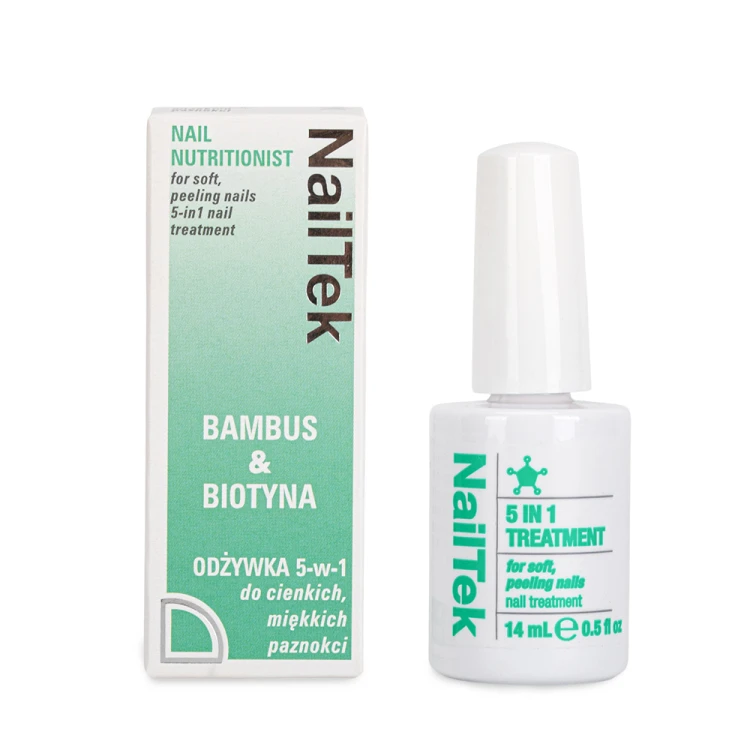 Odżywka do paznokci wzmacniająca 5w1 NailTek Nutritionist Bamboo & Biotin 14ml 1.jpg