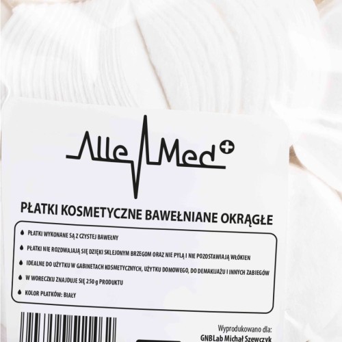 Płatki kosmetyczne waciki higieniczne okrągłe AlleMed 250 g (2).jpg