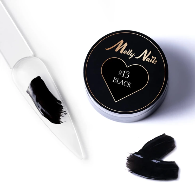 Pasta do zdobień ProArt Paste Molly Nails Black HEMADi-HEMA Free 5g Nr 13 (4).jpg