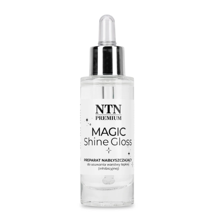 Preparat nabłyszczający do usuwania warstwy lepkiej Magic Shine Gloss z pipetą NTN Premium 30ml (1).jpg