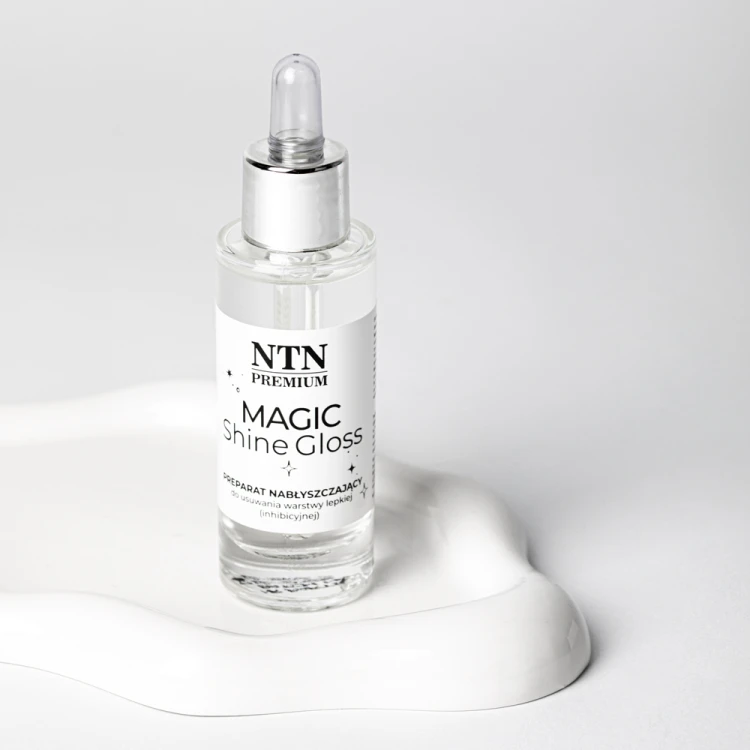 Preparat nabłyszczający do usuwania warstwy lepkiej Magic Shine Gloss z pipetą NTN Premium 30ml (4).jpg