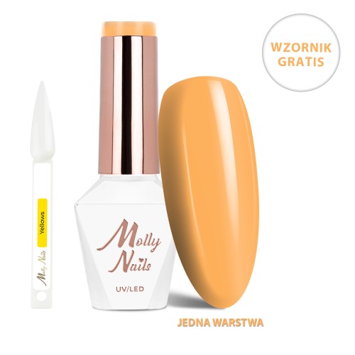 LAKIER HYBRYDOWY MOLLYNAILS NR 303 HONEY MUSTARD 1a.jpg