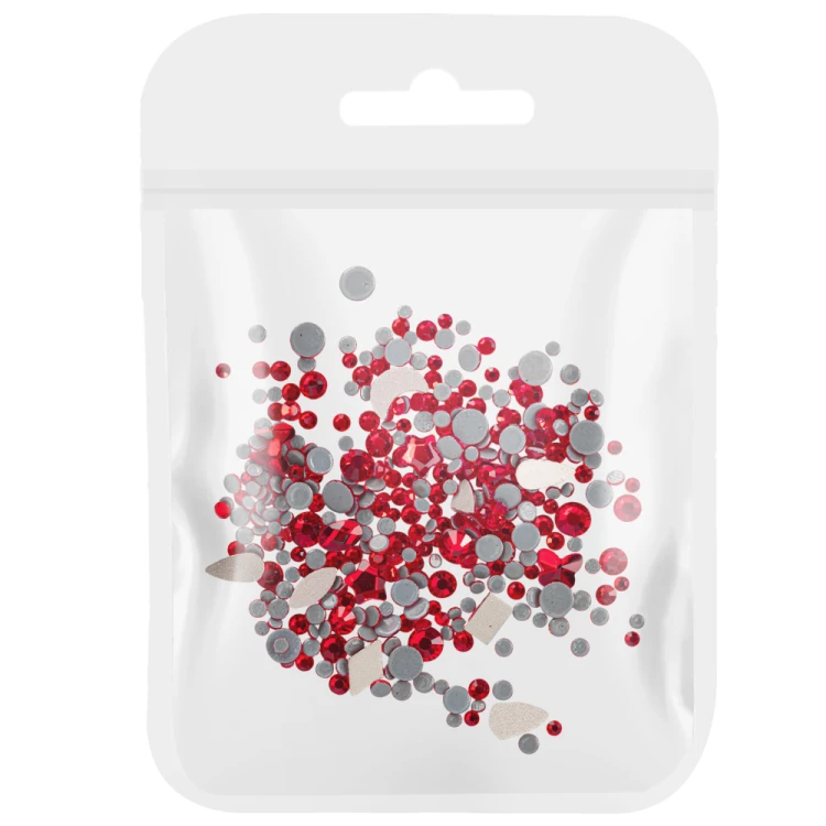 OZDOBY DO PAZNOKCI MOLLY NAILS CYRKONIE RED 150SZT 3.jpg