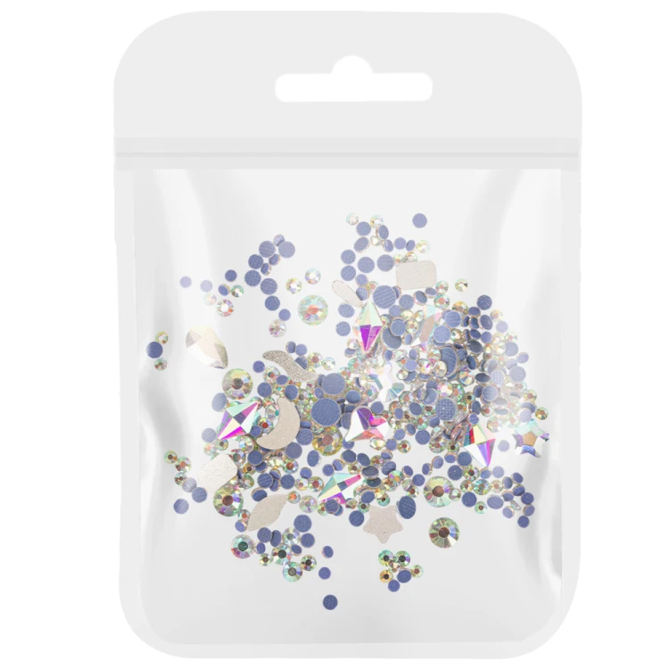 OZDOBY DO PAZNOKCI MOLLY NAILS CYRKONIE CRYSTAL AB MIX 150SZT 3.jpg