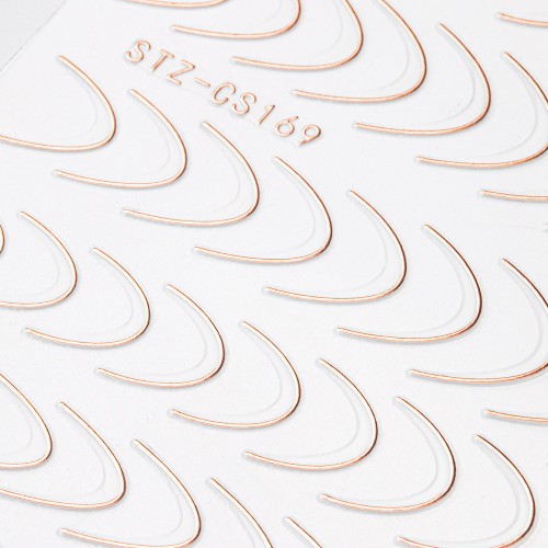 Naklejki samoprzylepne na paznokcie French 48szt rose golden STZ-CS169 2.jpg