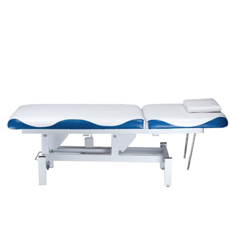 BS Łóżko do masażu elektryczne BD-8230 biało-niebieski 4.jpg