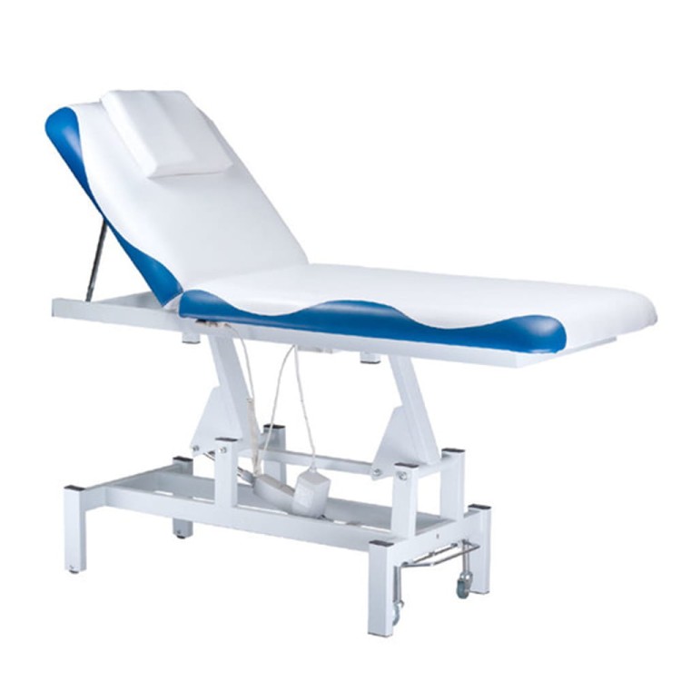 BS Łóżko do masażu elektryczne BD-8230 biało-niebieski 2.jpg