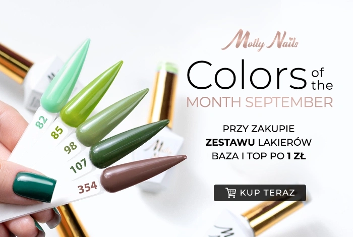 Kolory miesiąca Molly Nails – wrzesień