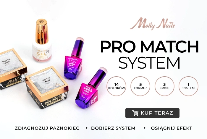 Pro Match System Molly Nails – dobierz system stylizacji do paznokci