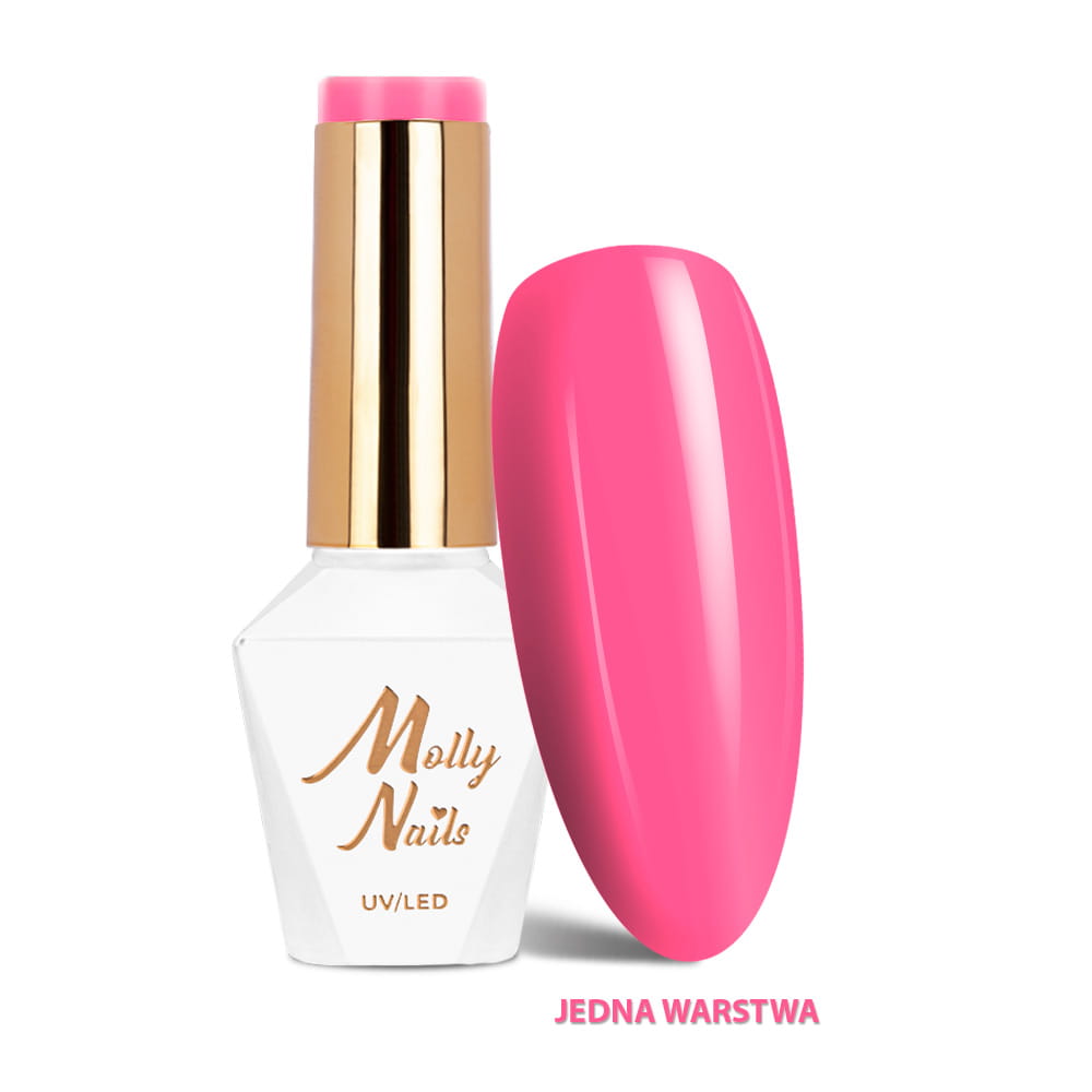 LAKIER HYBRYDOWY MOLLY NAILS NR 296 FLAMINGO PINK 1.jpg