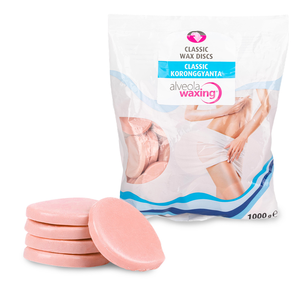 Wosk do depilacji krążek do depilacji bezpaskowej Xanitalia różowy 1000g 1.jpg